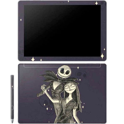 Disney The Nightmare Before Christmas Jack and Sally Art Galaxy Book 12in Skin